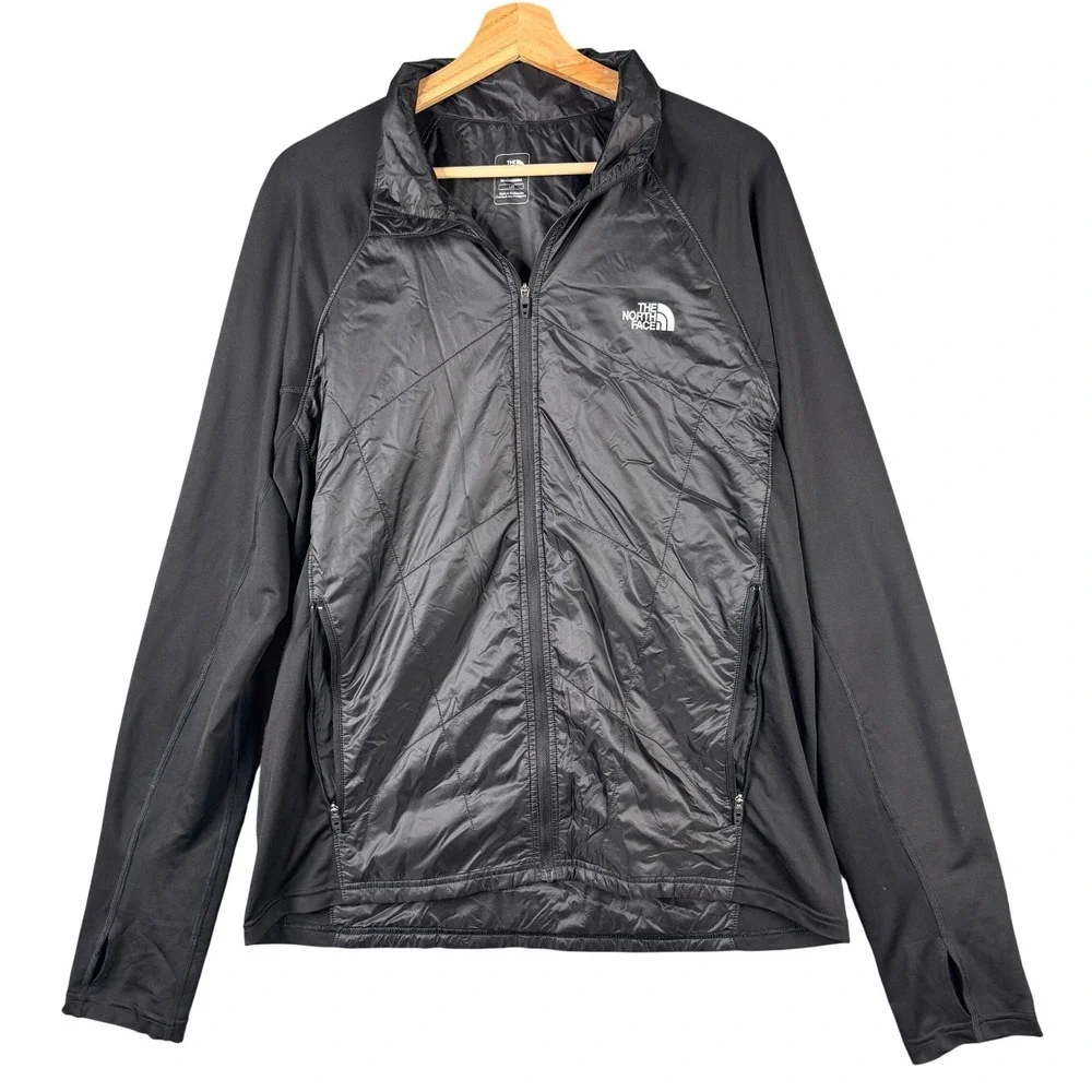 The North Face Zephyrus Optimus Hybrid Jacket Mens Large Black PrimaLoft Pertex
